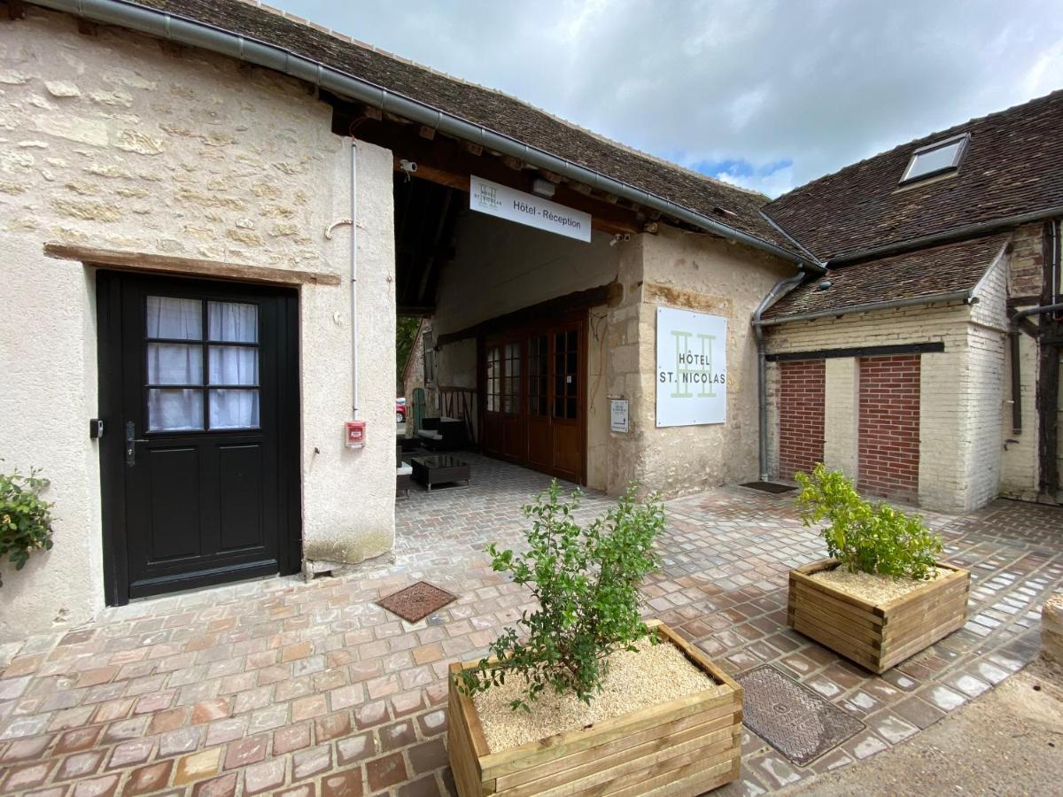 Logis - Hotel & Restaurant Saint Nicolas Chaumont-en-Vexin Εξωτερικό φωτογραφία